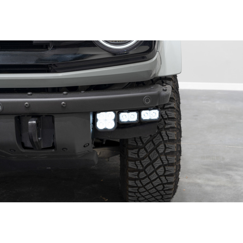 Diode Dynamics - Stage Series Fog Pocket Kit for 2021+ Ford Bronco, White Max